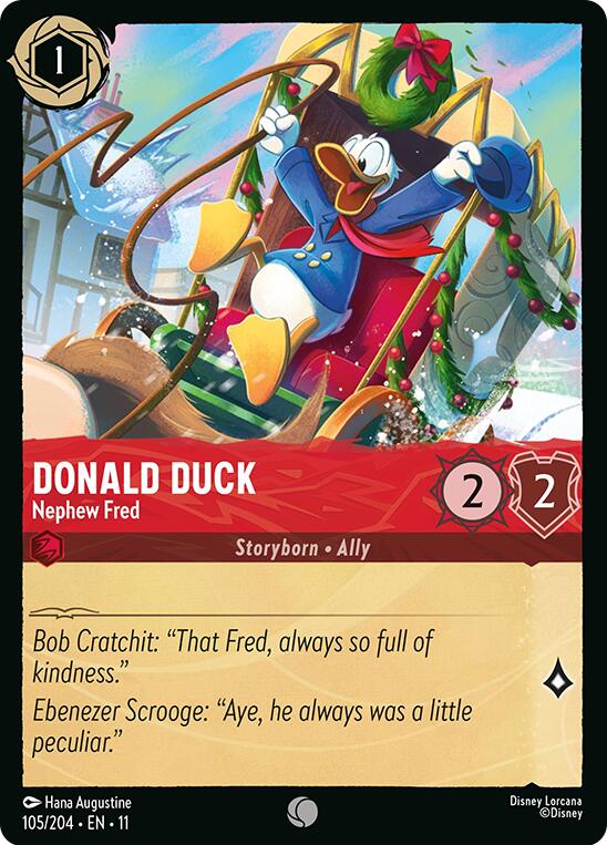 Donald Duck - Nephew Fred (105/204) [Winterspell] | Cards and Coasters CA