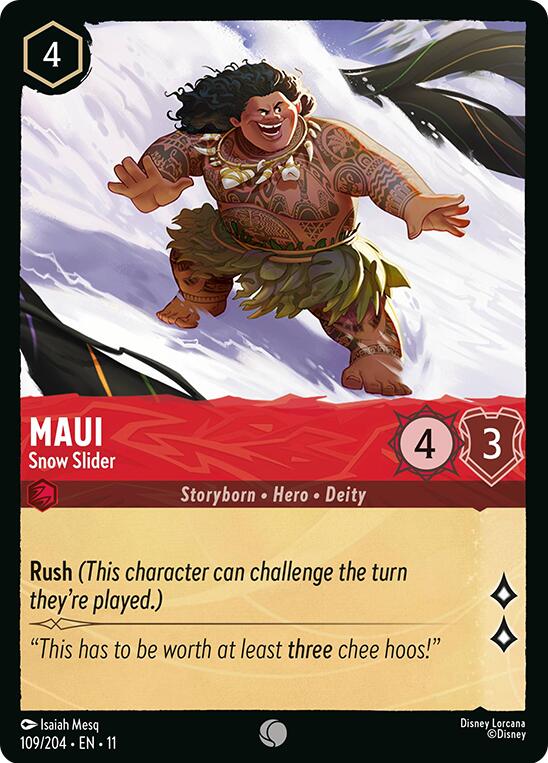 Maui - Snow Slider (109/204) [Winterspell] | Cards and Coasters CA
