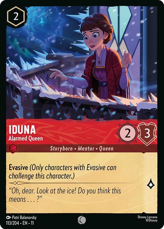 Iduna - Alarmed Queen (113/204) [Winterspell] | Cards and Coasters CA