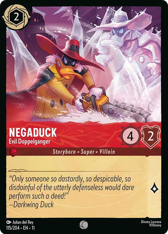 Negaduck - Evil Doppelganger (115/204) [Winterspell] | Cards and Coasters CA