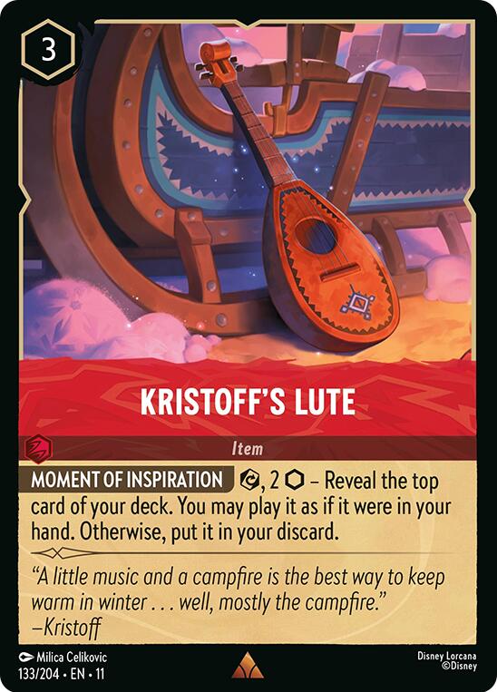 Kristoff's Lute (133/204) [Winterspell] | Cards and Coasters CA