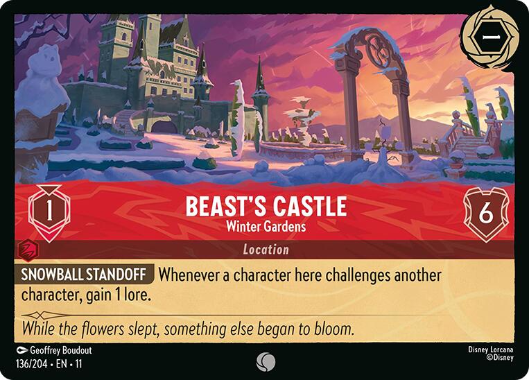 Beast's Castle - Winter Gardens (136/204) [Winterspell] | Cards and Coasters CA