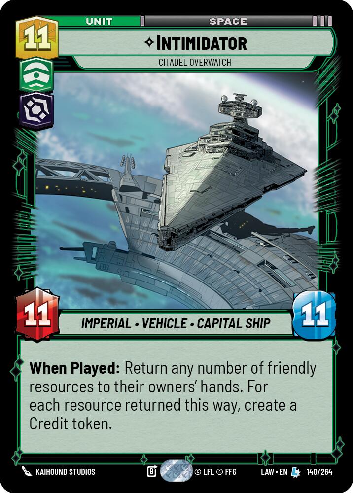 Intimidator - Citadel Overwatch (140/264) (140/264) [A Lawless Time] | Cards and Coasters CA