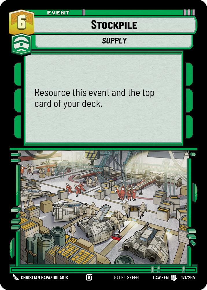 Stockpile (171/264) (171/264) [A Lawless Time] | Cards and Coasters CA