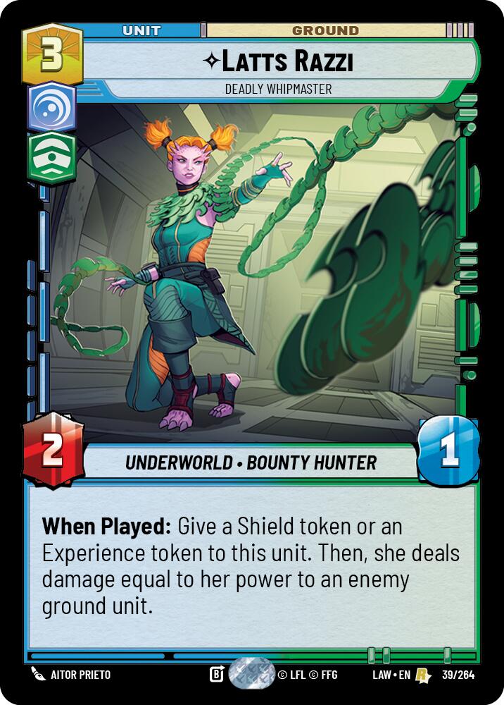 Latts Razzi - Deadly Whipmaster (39/264) (39/264) [A Lawless Time] | Cards and Coasters CA