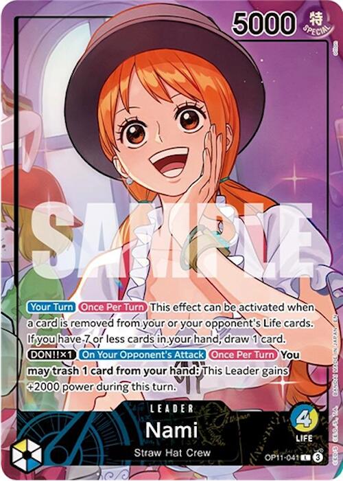 Nami (Whole Cake Island Arc) [One Piece Promotion Cards] | Cards and Coasters CA