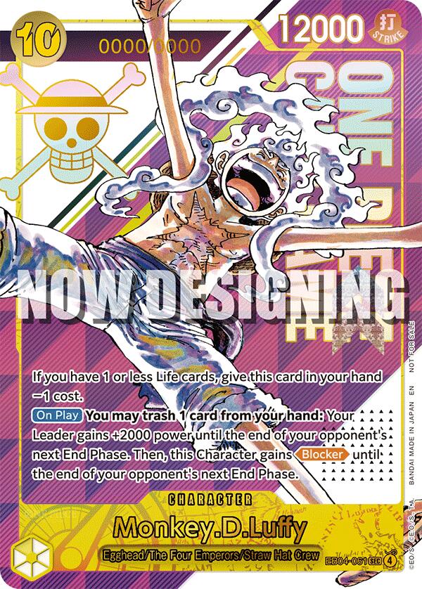 Monkey.D.Luffy (EB04-061) (Serial Numbered) [One Piece Promotion Cards] | Cards and Coasters CA