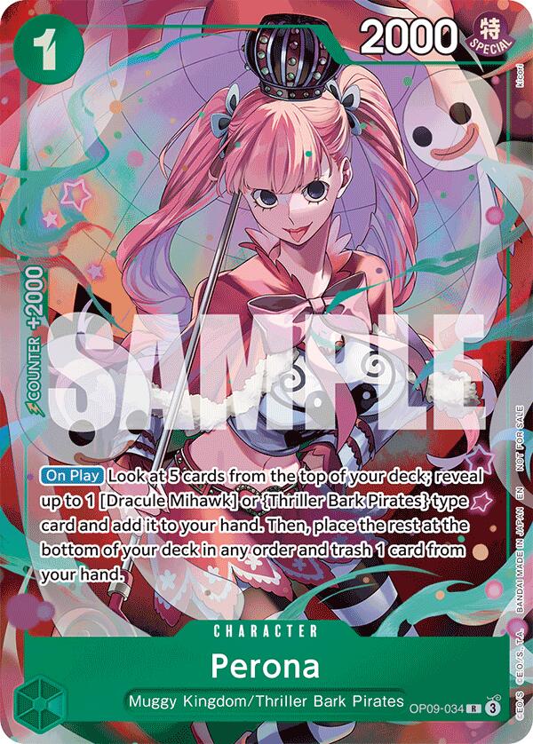 Perona (OP09-034) [Starter Deck: Film Edition] | Cards and Coasters CA