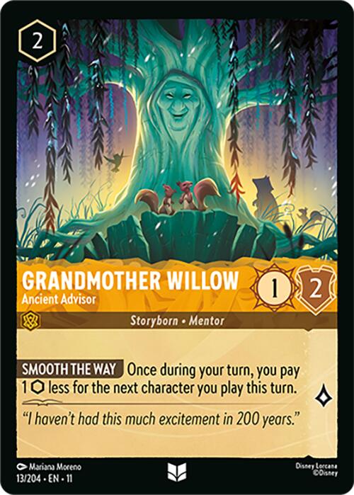 Grandmother Willow - Ancient Advisor (13/204) [Winterspell] | Cards and Coasters CA