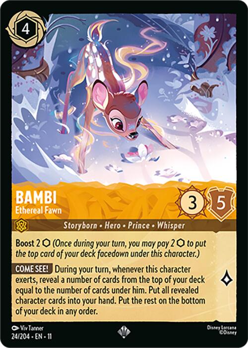 Bambi - Ethereal Fawn (24/204) [Winterspell] | Cards and Coasters CA