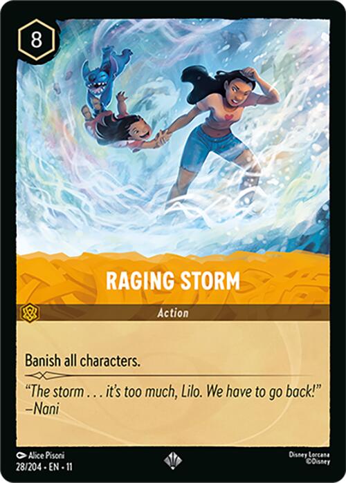 Raging Storm (28/204) [Winterspell] | Cards and Coasters CA