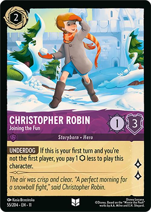 Christopher Robin - Joining the Fun (55/204) [Winterspell] | Cards and Coasters CA