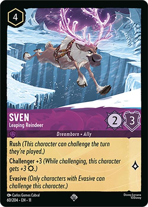 Sven - Leaping Reindeer (60/204) [Winterspell] | Cards and Coasters CA