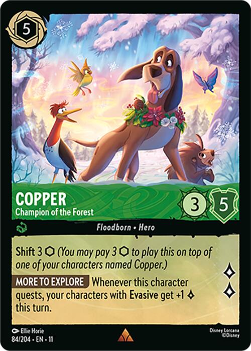 Copper - Champion of the Forest (84/204) [Winterspell] | Cards and Coasters CA