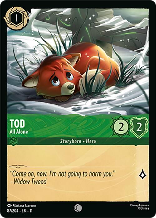 Tod - All Alone (87/204) [Winterspell] | Cards and Coasters CA