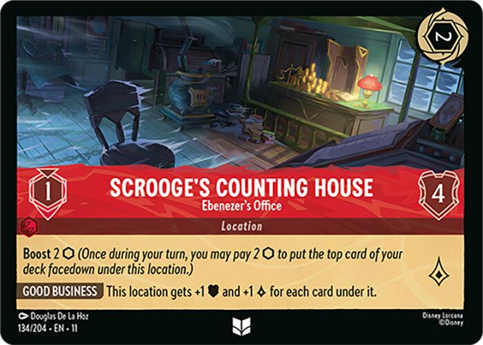 Scrooge's Counting House - Ebenezer's Office (134/204) [Winterspell] | Cards and Coasters CA