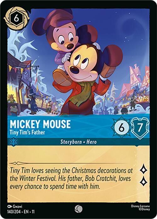 Mickey Mouse - Tiny Tim's Father (140/204) [Winterspell] | Cards and Coasters CA
