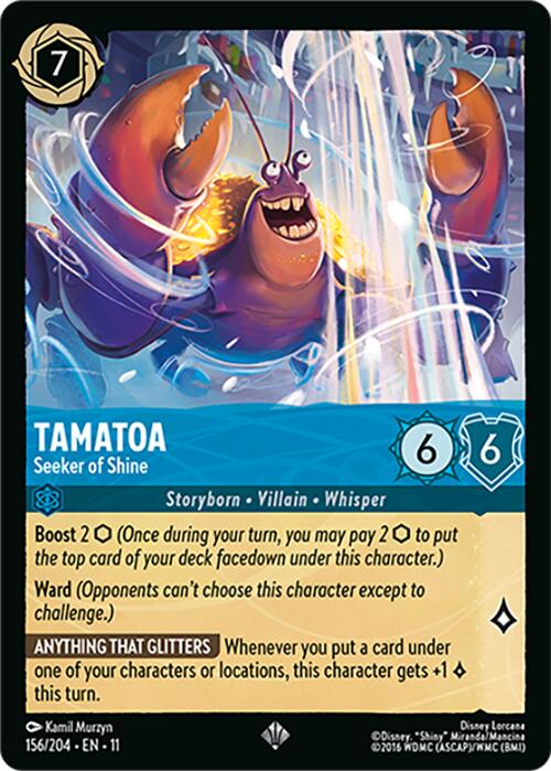 Tamatoa - Seeker of Shine (156/204) [Winterspell] | Cards and Coasters CA