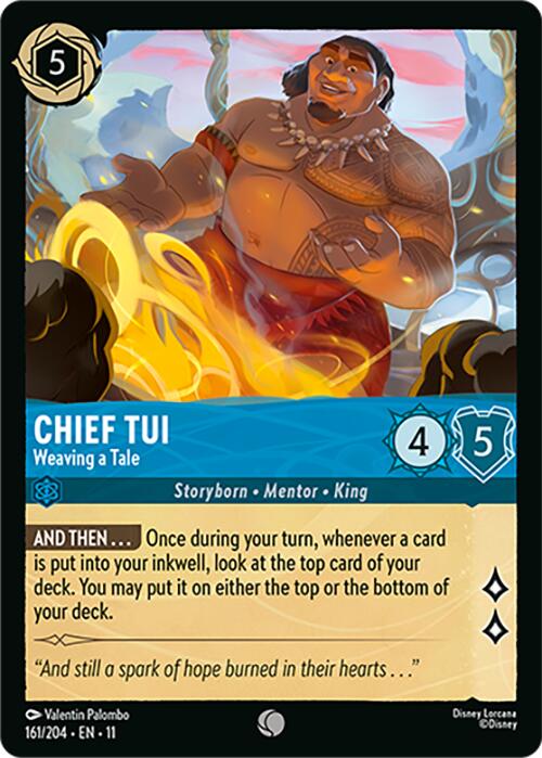 Chief Tui - Weaving a Tale (161/204) [Winterspell] | Cards and Coasters CA