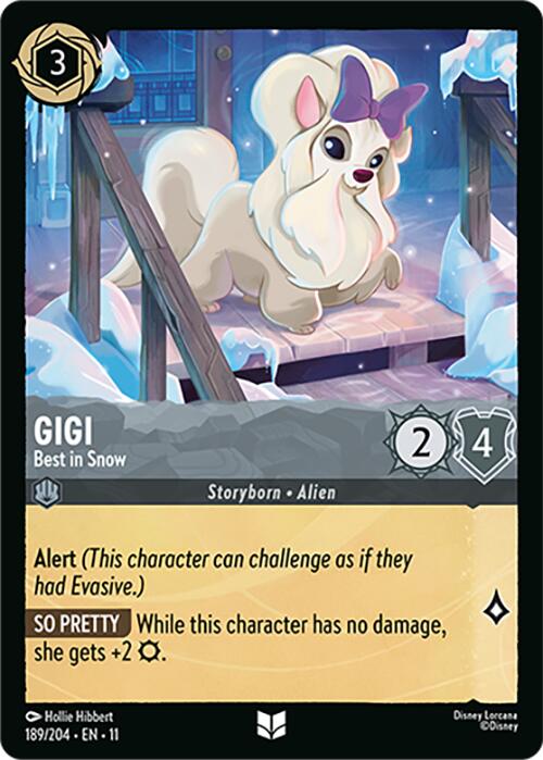 Gigi - Best in Snow (189/204) [Winterspell] | Cards and Coasters CA