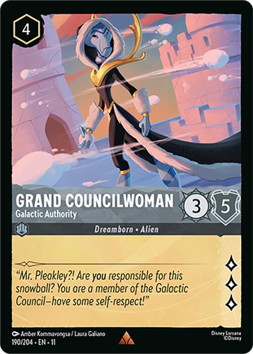 Grand Councilwoman - Galactic Authority (190/204) [Winterspell] | Cards and Coasters CA