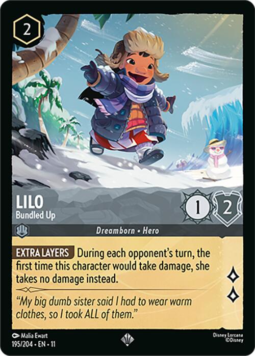 Lilo - Bundled Up (195/204) [Winterspell] | Cards and Coasters CA