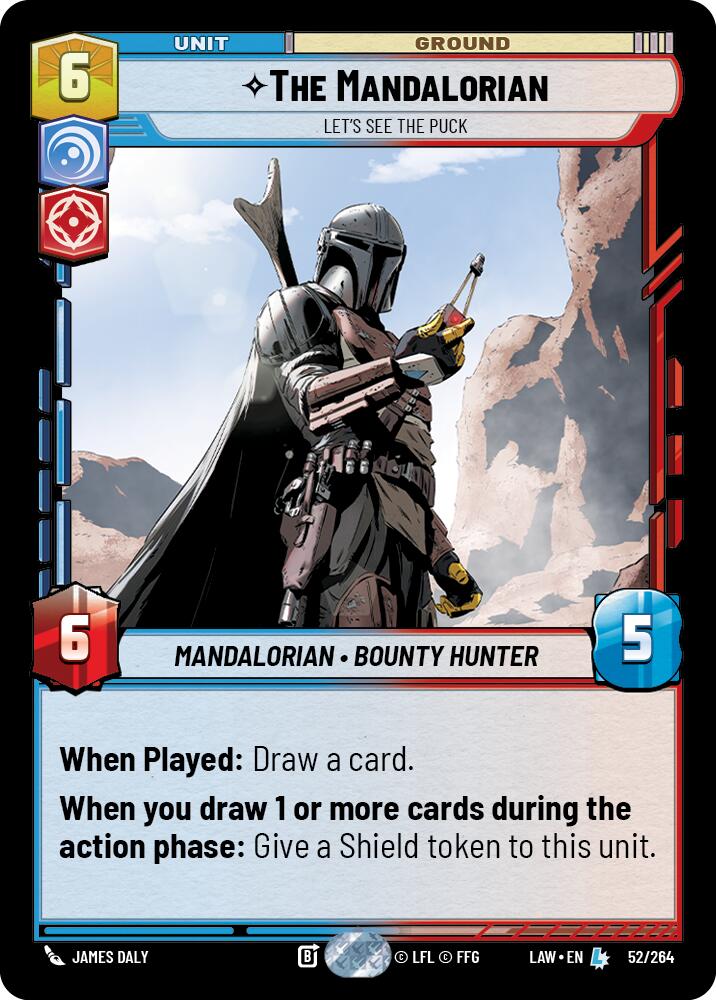 The Mandalorian - Let's See The Puck (52/264) (52/264) [A Lawless Time] | Cards and Coasters CA