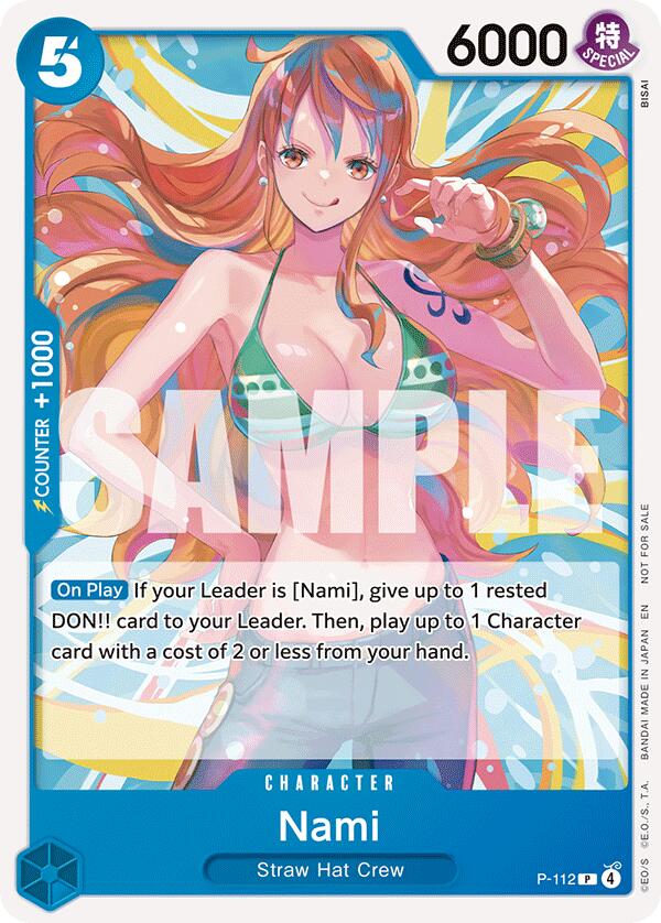 Nami (Heroines Battle Pack) [One Piece Promotion Cards] | Cards and Coasters CA