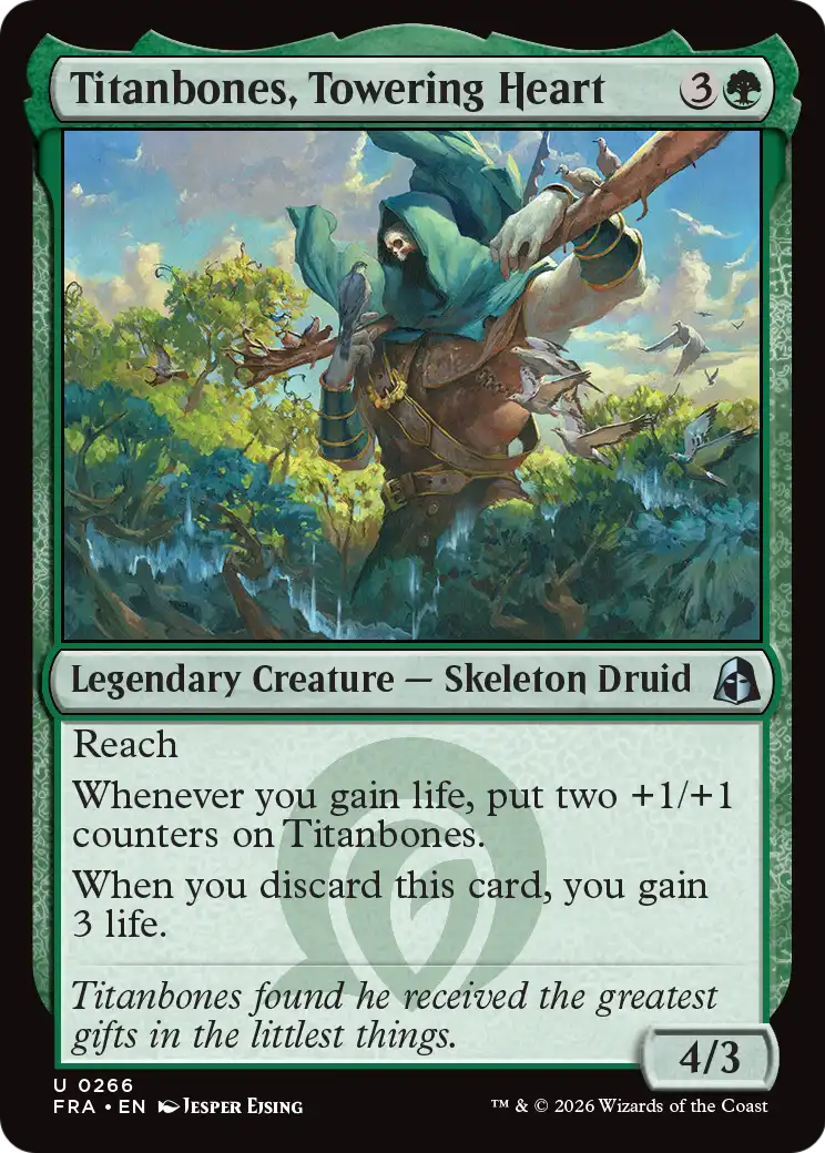 Titanbones, Towering Heart [Reality Fracture] | Cards and Coasters CA
