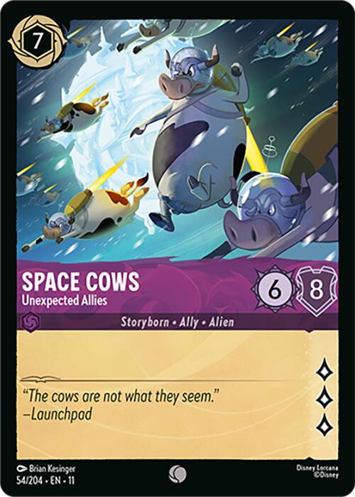 Space Cows - Unexpected Allies (54/204) [Winterspell] | Cards and Coasters CA