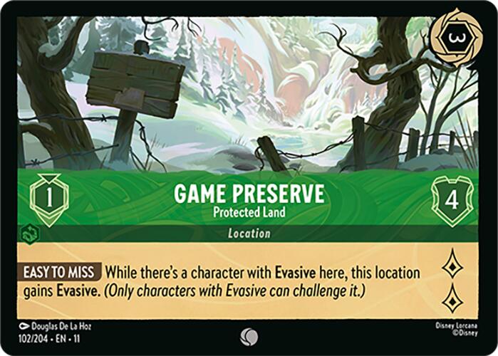 Game Preserve - Protected Land (102/204) [Winterspell] | Cards and Coasters CA