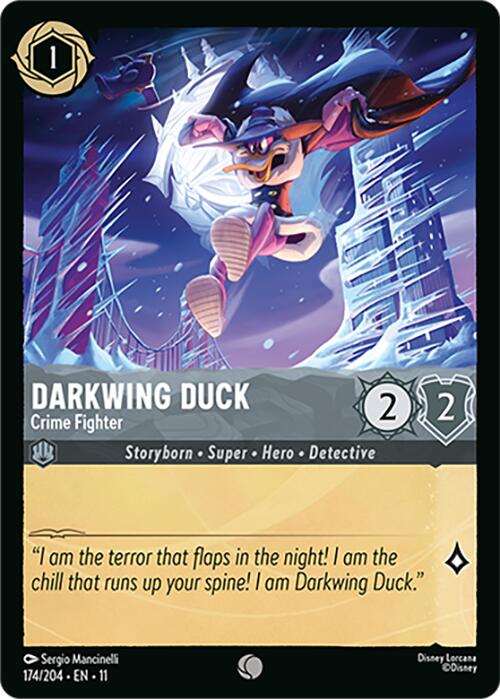 Darkwing Duck - Crime Fighter (174/204) [Winterspell] | Cards and Coasters CA