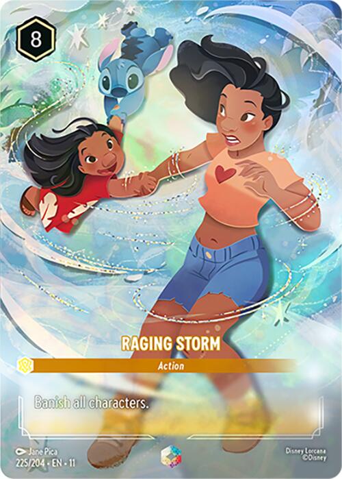 Raging Storm (Enchanted) (225/204) [Winterspell] | Cards and Coasters CA