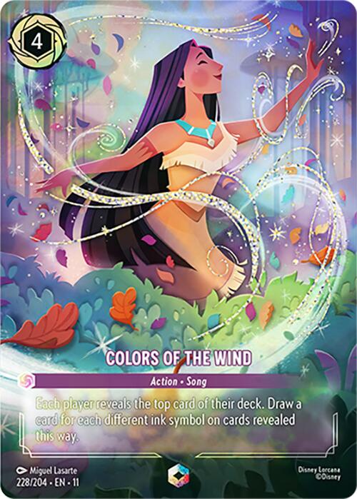 Colors of the Wind (Enchanted) (228/204) [Winterspell] | Cards and Coasters CA