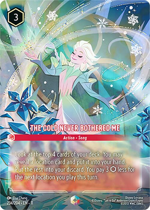 The Cold Never Bothered Me (Enchanted) (234/204) [Winterspell] | Cards and Coasters CA