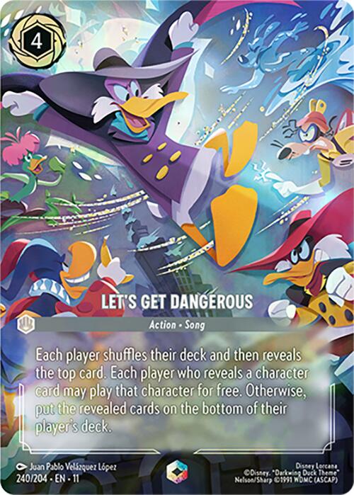 Let's Get Dangerous (Enchanted) (240/204) [Winterspell] | Cards and Coasters CA