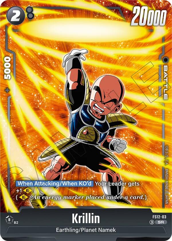 Krillin (FS12-03) [Starter Deck EX: The Beat of Ki] | Cards and Coasters CA