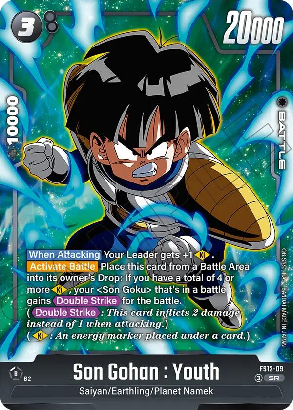 Son Gohan : Youth (FS12-09) [Starter Deck EX: The Beat of Ki] | Cards and Coasters CA