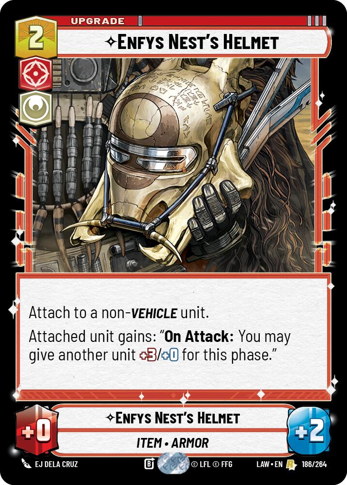 Enfys Nest's Helmet (186/264) (186/264) [A Lawless Time] | Cards and Coasters CA