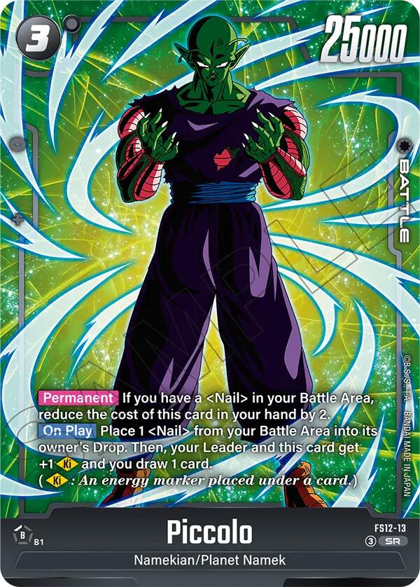 Piccolo (FS12-13) [Starter Deck EX: The Beat of Ki] | Cards and Coasters CA