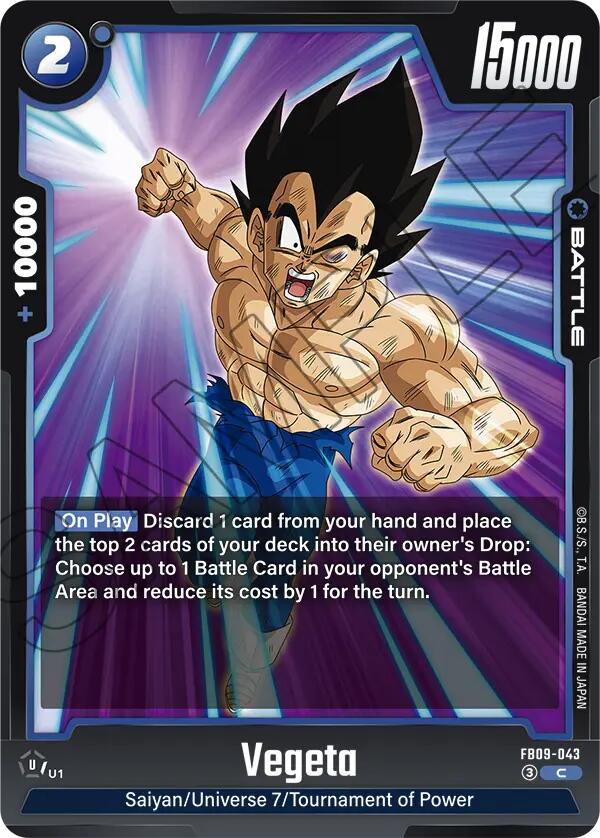 Vegeta (FB09-043) [Dual Evolution] | Cards and Coasters CA