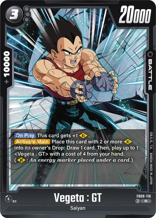 Vegeta : GT [Dual Evolution] | Cards and Coasters CA