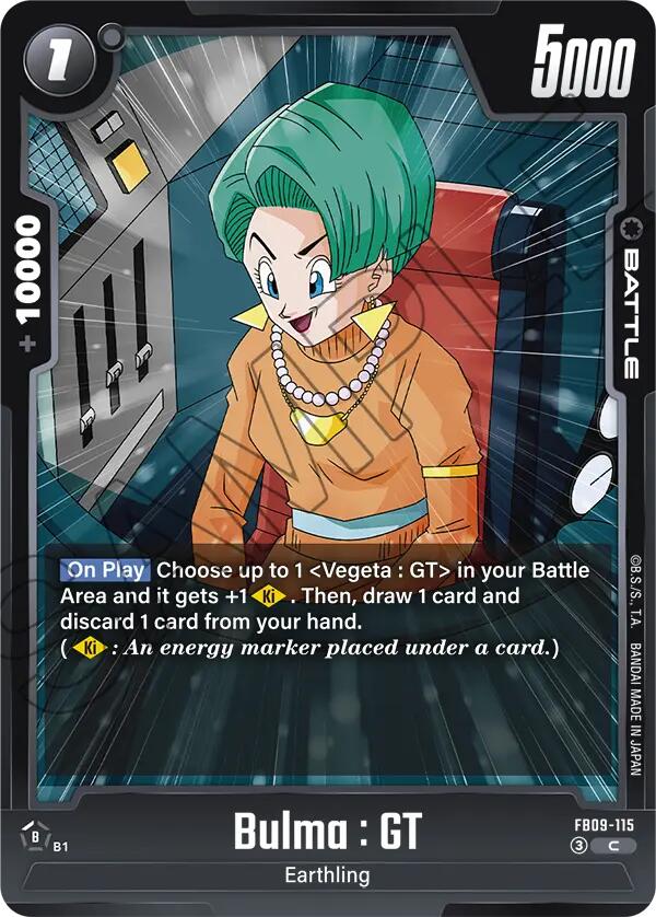 Bulma : GT [Dual Evolution] | Cards and Coasters CA