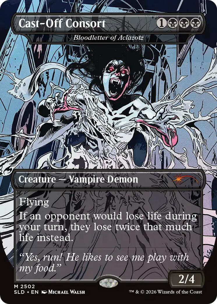 Cast-Off Consort - Bloodletter of Aclazotz [Secret Lair Drop Series] | Cards and Coasters CA