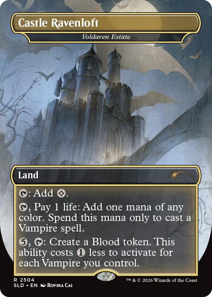 Castle Ravenloft - Voldaren Estate [Secret Lair Drop Series] | Cards and Coasters CA