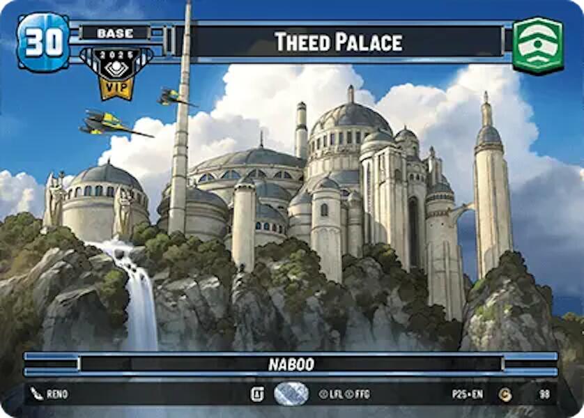 Theed Palace (98) (Galactic Championship VIP) (98) [Organized Play Promos] | Cards and Coasters CA