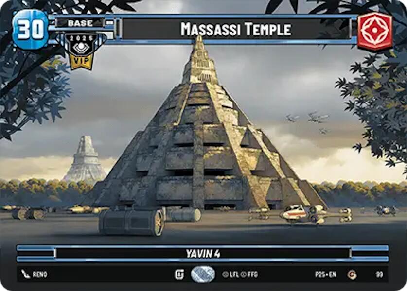 Massassi Temple (99) (Galactic Championship VIP) (99) [Organized Play Promos] | Cards and Coasters CA