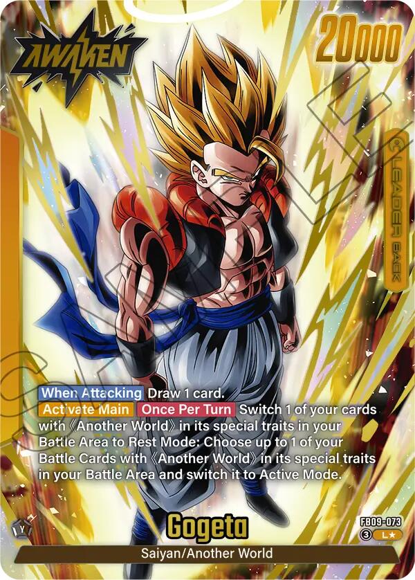 Son Goku/Vegeta // Gogeta (Alternate Art) [Dual Evolution] | Cards and Coasters CA