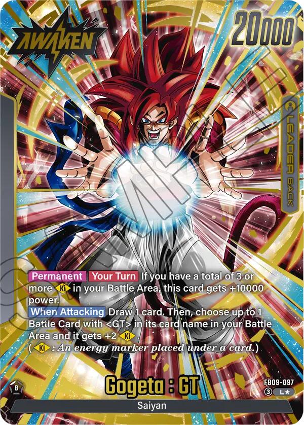 Gogeta : GT (Alternate Art) [Dual Evolution] | Cards and Coasters CA