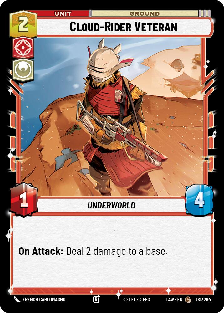Cloud-Rider Veteran (181/264) (181/264) [A Lawless Time] | Cards and Coasters CA